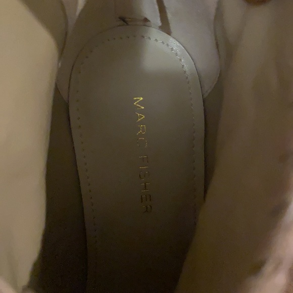 Marc Fisher Suede open toe booties size 8 - Picture 7 of 9